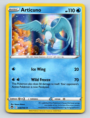 Basic Articuno HP 110 Ice Wing Attack Wild Freeze Rarity Blue Pokémon