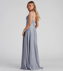 Tianna Formal Glitter A-Line Dress