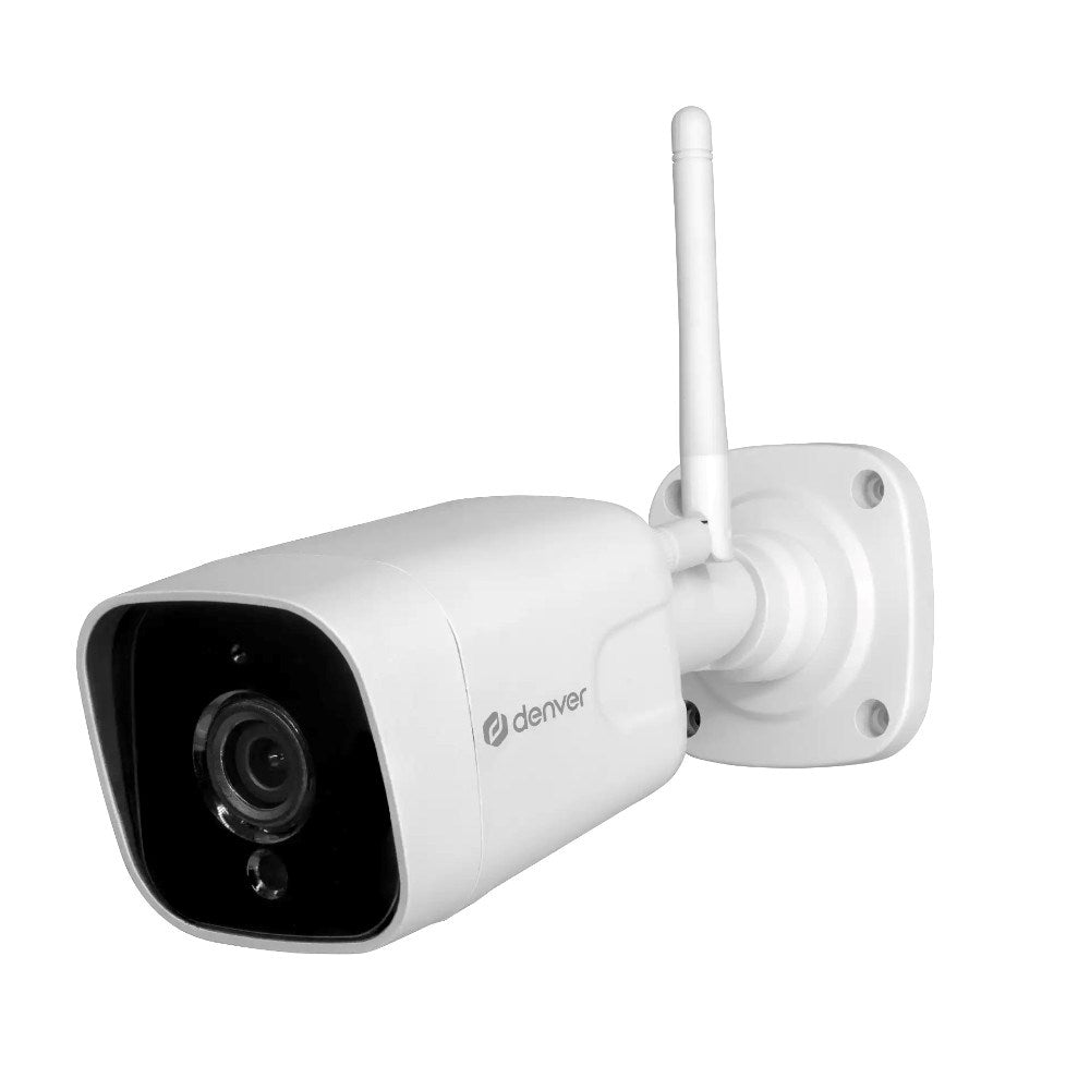 Denver IOC-241 Utendørs Smart Home Kamera - Tuya Kompatibel - Hvit