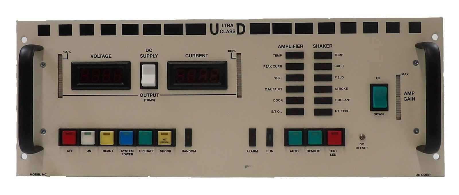 Unholtz-Dickie MCI60 Ultra Class Rack Mount Controller Untested Surplus