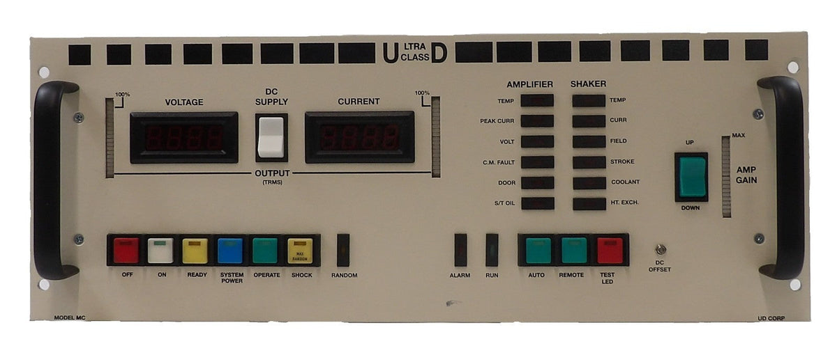 Unholtz-Dickie MCI60 Ultra Class Rack Mount Controller Untested Surplus