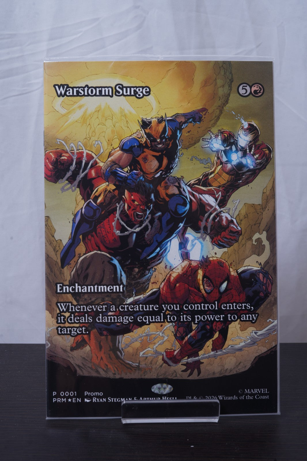 AVENGERS: ARMAGEDDON #1 STEGMAN MAGIC THE GATHERING VARIANT POLYBAGGED WITH CARD