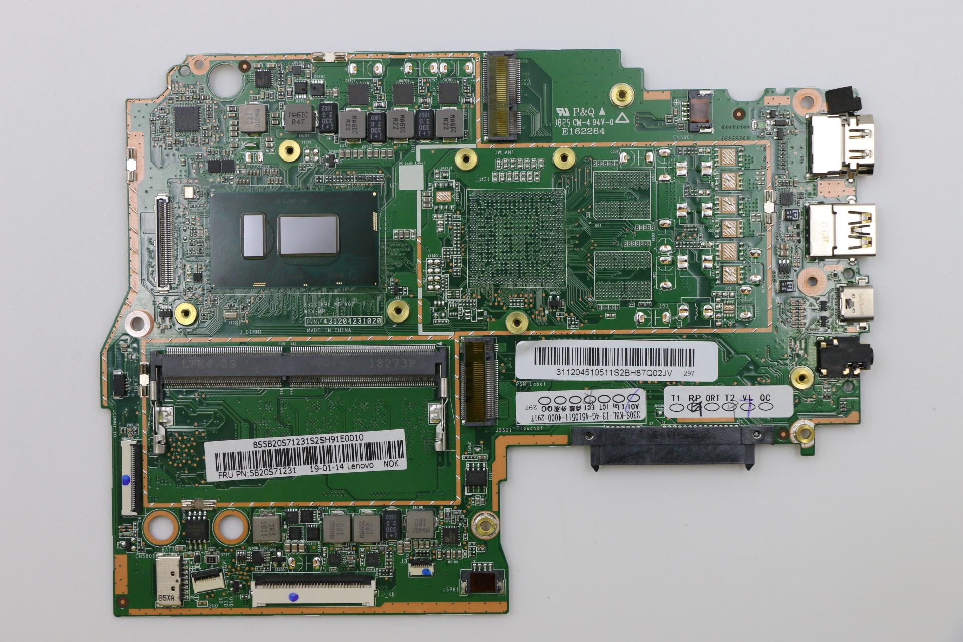 Lenovo Mb 3N 81F5 I38130U Nokuma4Gnew - 5B20S71231