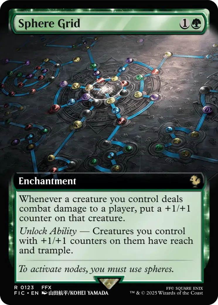 Sphere Grid MTG - Magic: The Gathering—FINAL FANTASY Commander #123  (English)