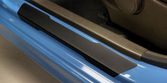 Kia Rio 3 dr Door Sill Protectors / Guards - Black Foil  2011-2014 (1Y451ADE00BL)