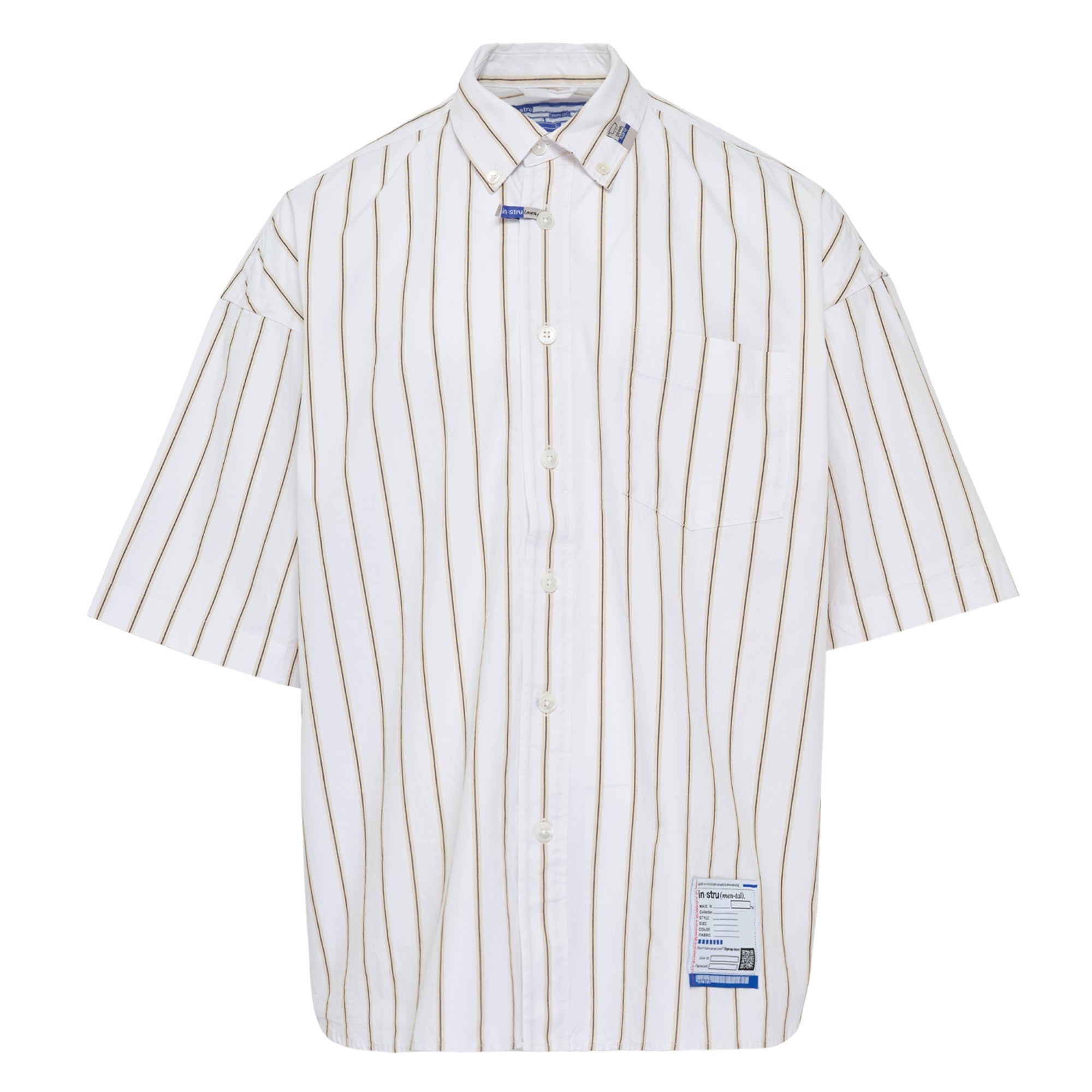 Cotton High Density Stripe Shirt
