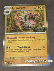 mega tyrantrum pokemon card Having a little fun making my own Pokémon cards, featuring my favorite Pokémon, the ones I use on my team, and the ones I hold dear, so let's