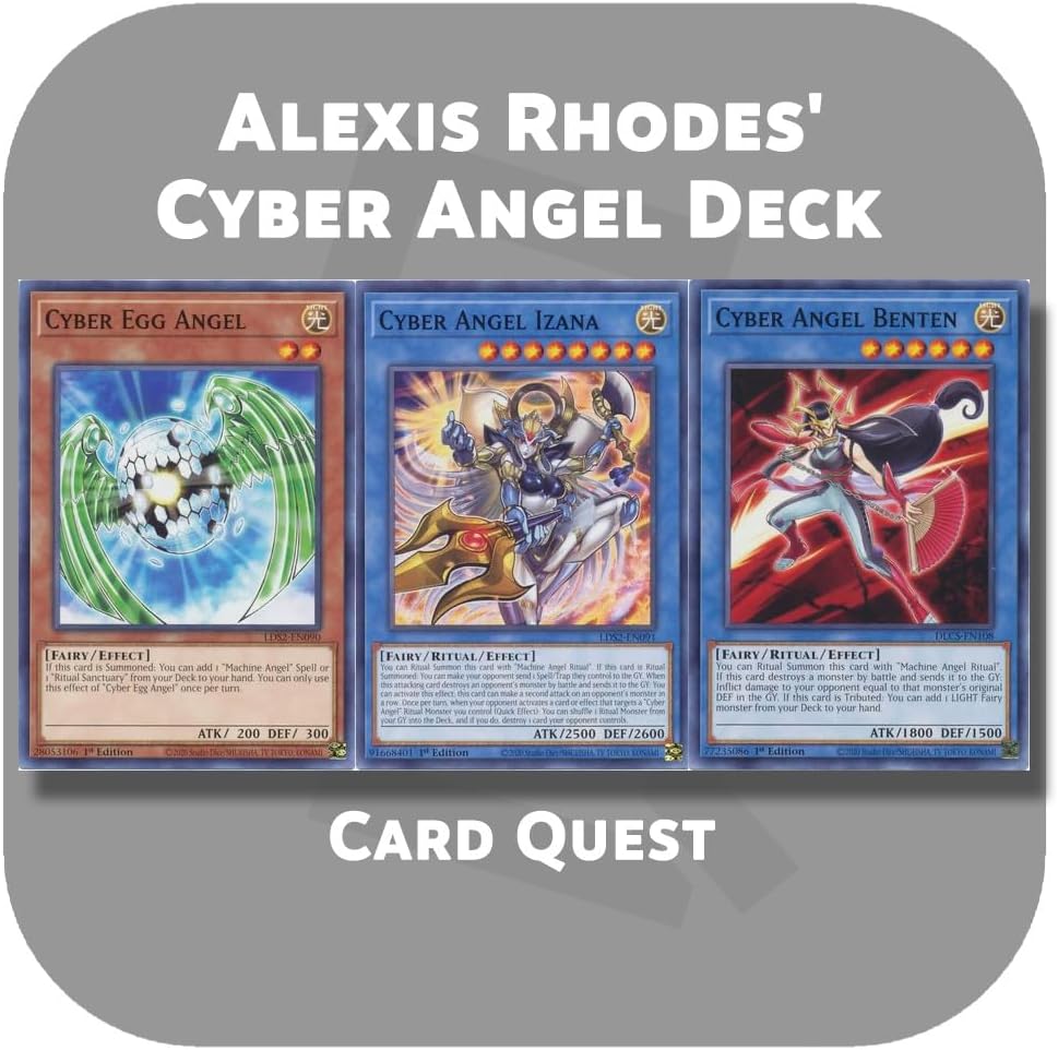 Complete Custom Deck for Yu-Gi-Oh! GX - Alexis Rhodes' Cyber Angel Ritual Deck