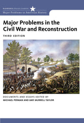 Major Problems In The Civil War And Reconstruction (Major Problems In American History Series),Used