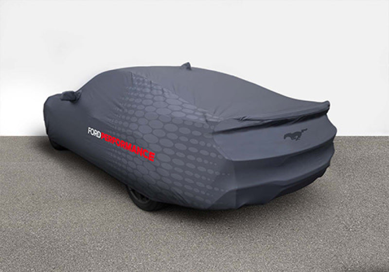 Ford Racing 2024 Mustang Coupe High Wing Indoor Cover Car Covers Ford Racing