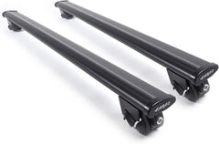 Barre portatutto SM + AERODYNAMIC BLACK in alluminio compatibili con EMC 6 - SEI dal 2022 in poi con corrimani alti railing aperti