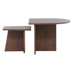 Nest of Nora Salontafel Set Van 2 - Vierkant - Mocca