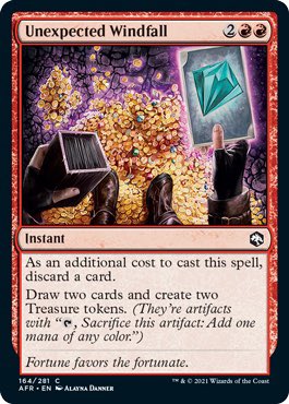 Unexpected Windfall - Instant - Cards