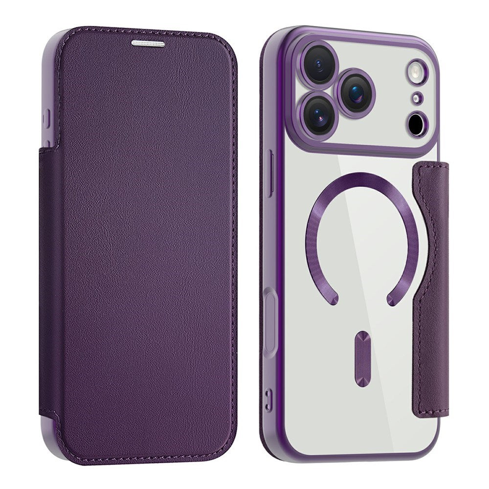 EIDERWOOD iPhone 17 Pro Max Flip Mobil Cover m. Gennemsigtig Bagside - MagSafe Kompatibel - Lilla
