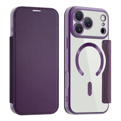 EIDERWOOD iPhone 17 Pro Max Flip Mobil Cover m. Gennemsigtig Bagside - MagSafe Kompatibel - Lilla