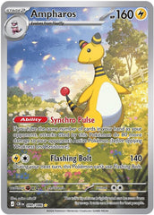 2026 Pokemon Mega Evolution Chaos Rising Illustration Rare #090/086 Ampharos