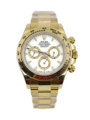 Rolex Daytona 18K Yellow Gold Watch 126508