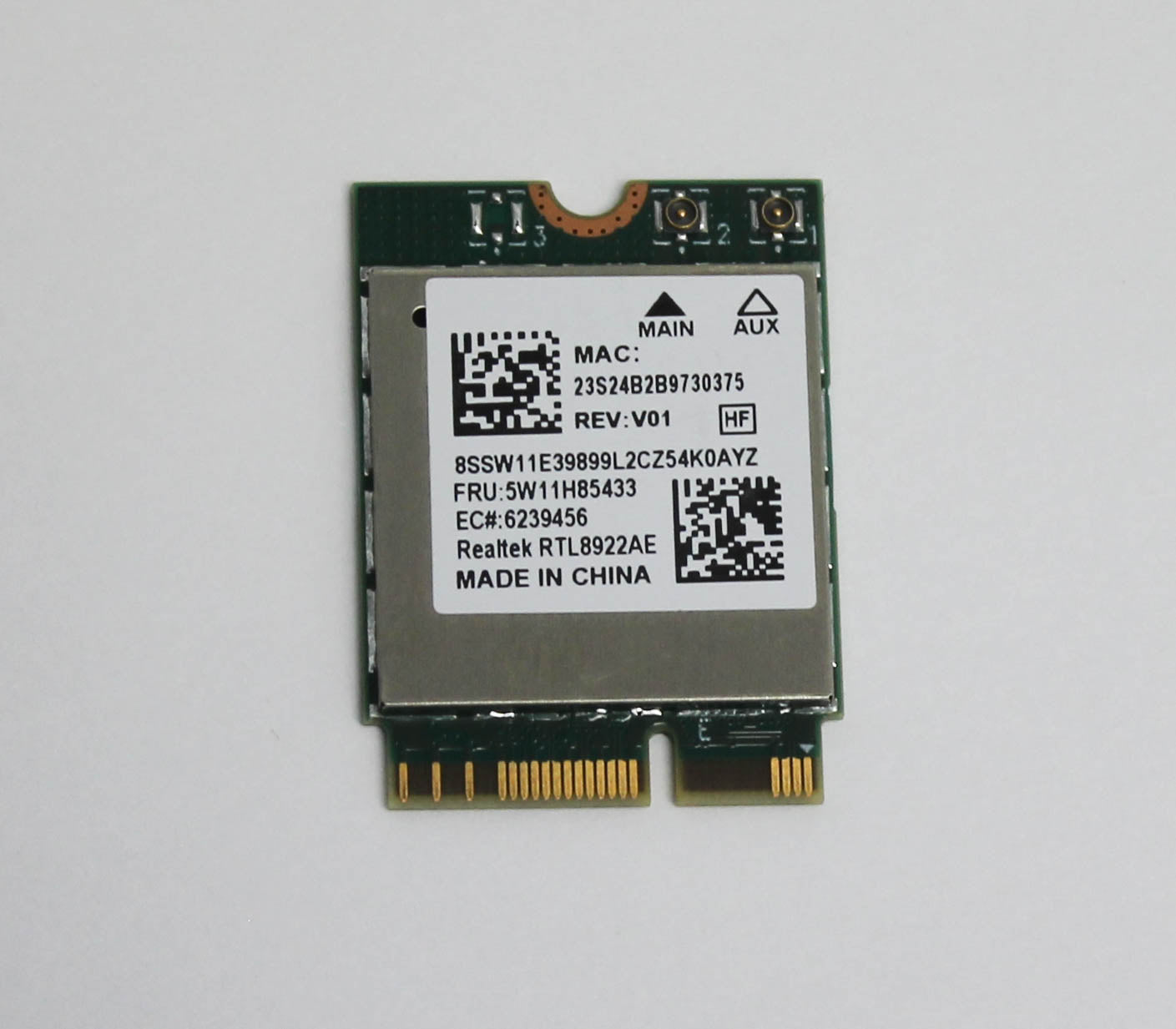 5w11h85437 lenovo wireless wlan fxn mt7925 ideapad 5 2-in-1 14akp10 "grade a"