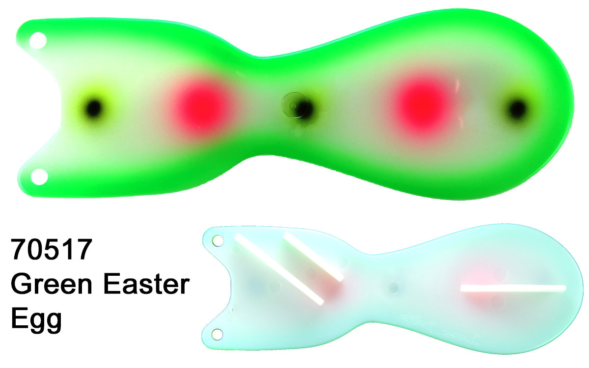 Dreamweaver Spindoctor Flasher Length 8" Green Easter Egg SD70517-8