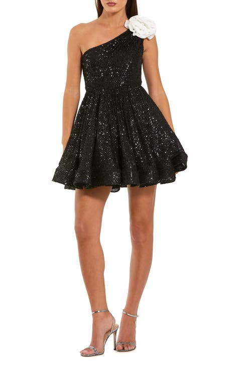 Black Sequin Dresses