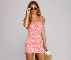 Smocked And Stylin' Mini Dress
