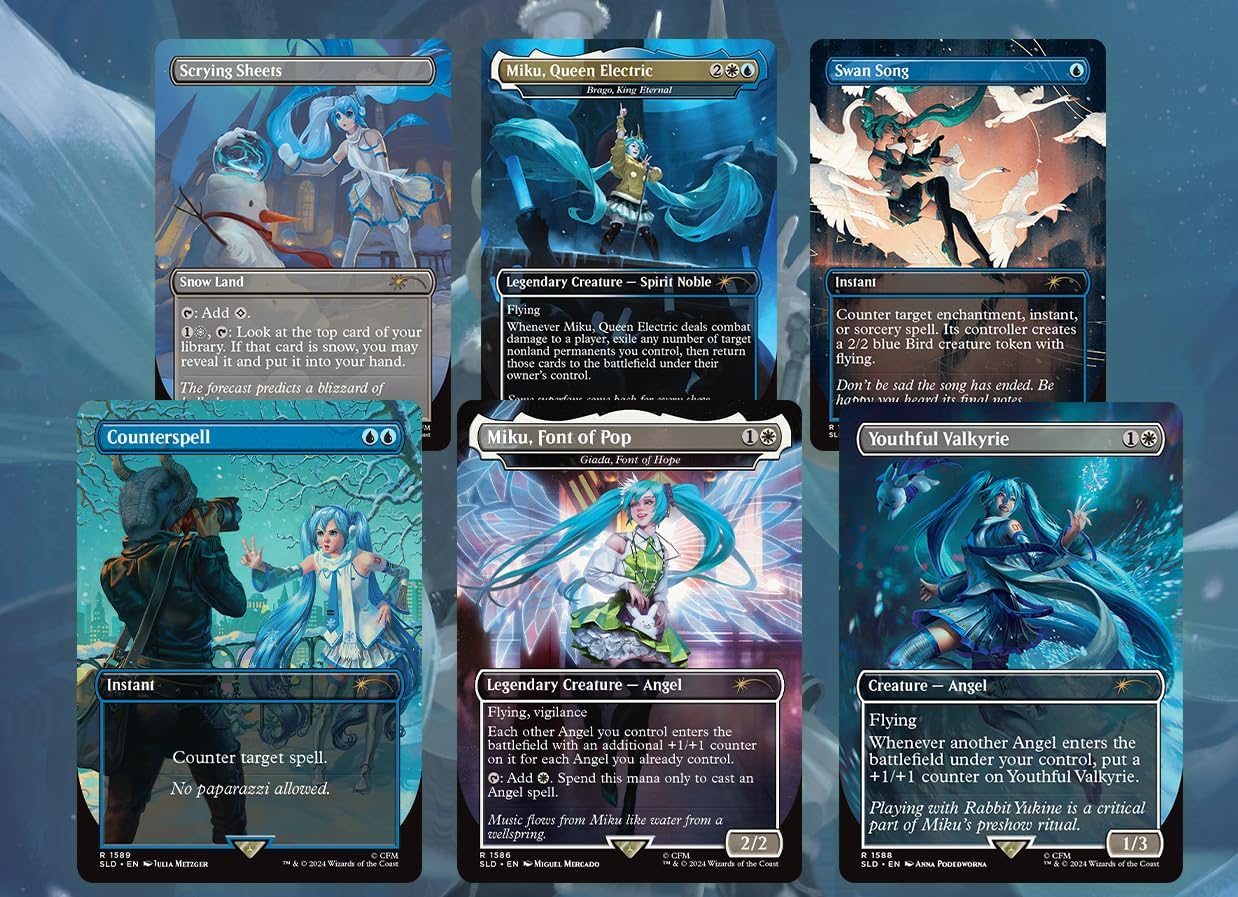 Magic The Gathering Secret Lair x Hatsune Miku: Winter Diva English Edition (Non-Foil)