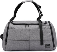 3-Way Travel Duffel Backpack,Anti Theft Luggage Sports Bag with Shoe Compartment
