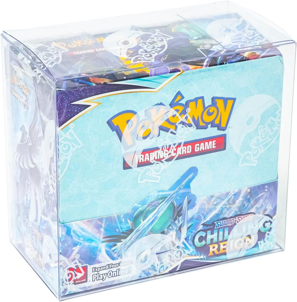 Platinum Protectors Protector Case for Pokemon Booster Box Clear Plastic Display – UV & Scratch-Resistant (20 pack)