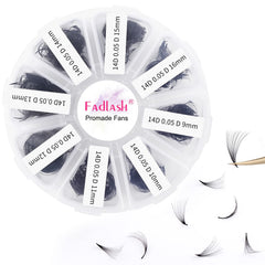 Lash Extension 1000pcs Mixed Premade Fans Eyelash Extensions D Curl Promades Eyelash Volume Lash Extensions Loose Fans Pre Made