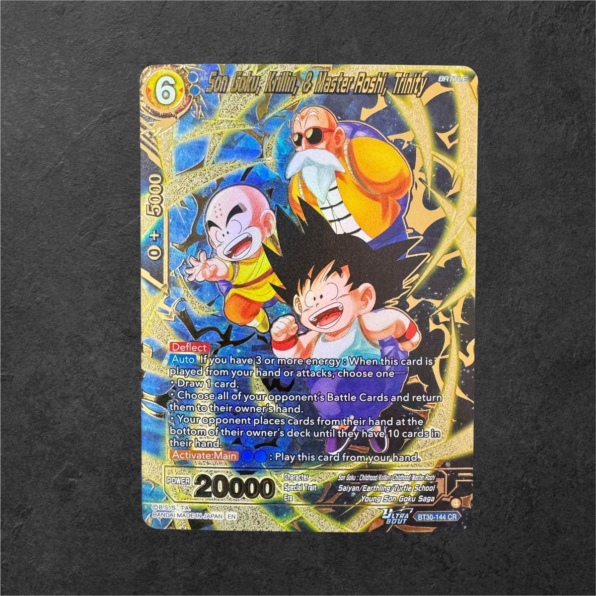 Son Goku, Kirllin & Master Roshi, Trinity | #BT30-144| CR | BT30