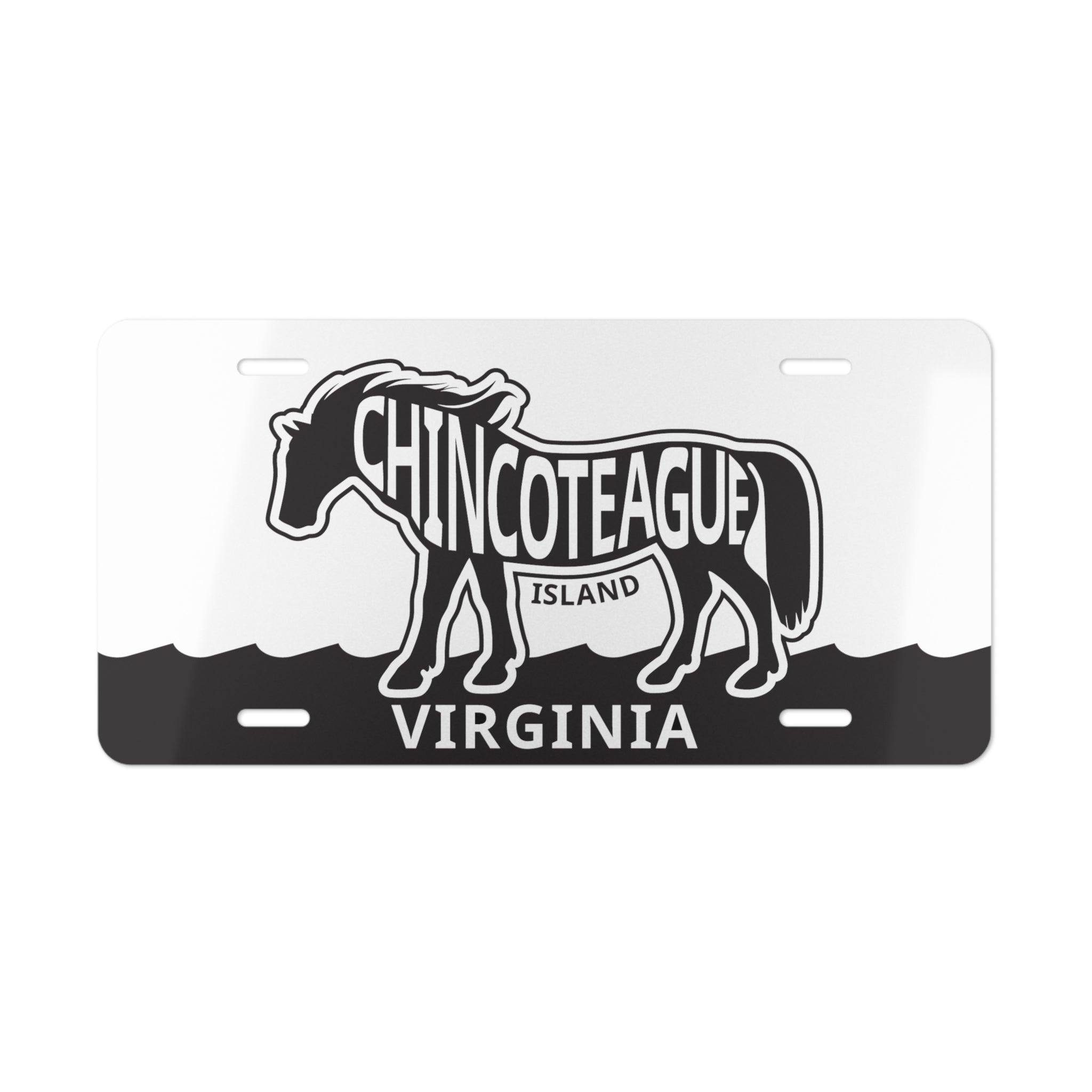 Vanity Plate - Chincoteague Island Virginia Pony License Plate