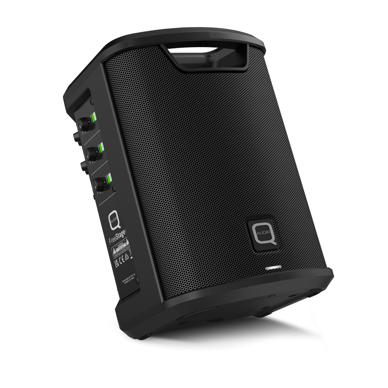 Q-Audio Free Stage 6 battery powered speaker with Bluetooth and USB playback