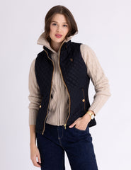 SIDE KNIT QUILTED VEST - U.S. Polo Assn.