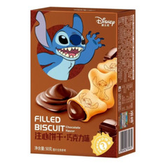 Binqi Disney Stitch Filled Biscuit Chocolat Flavor 24 x 50g