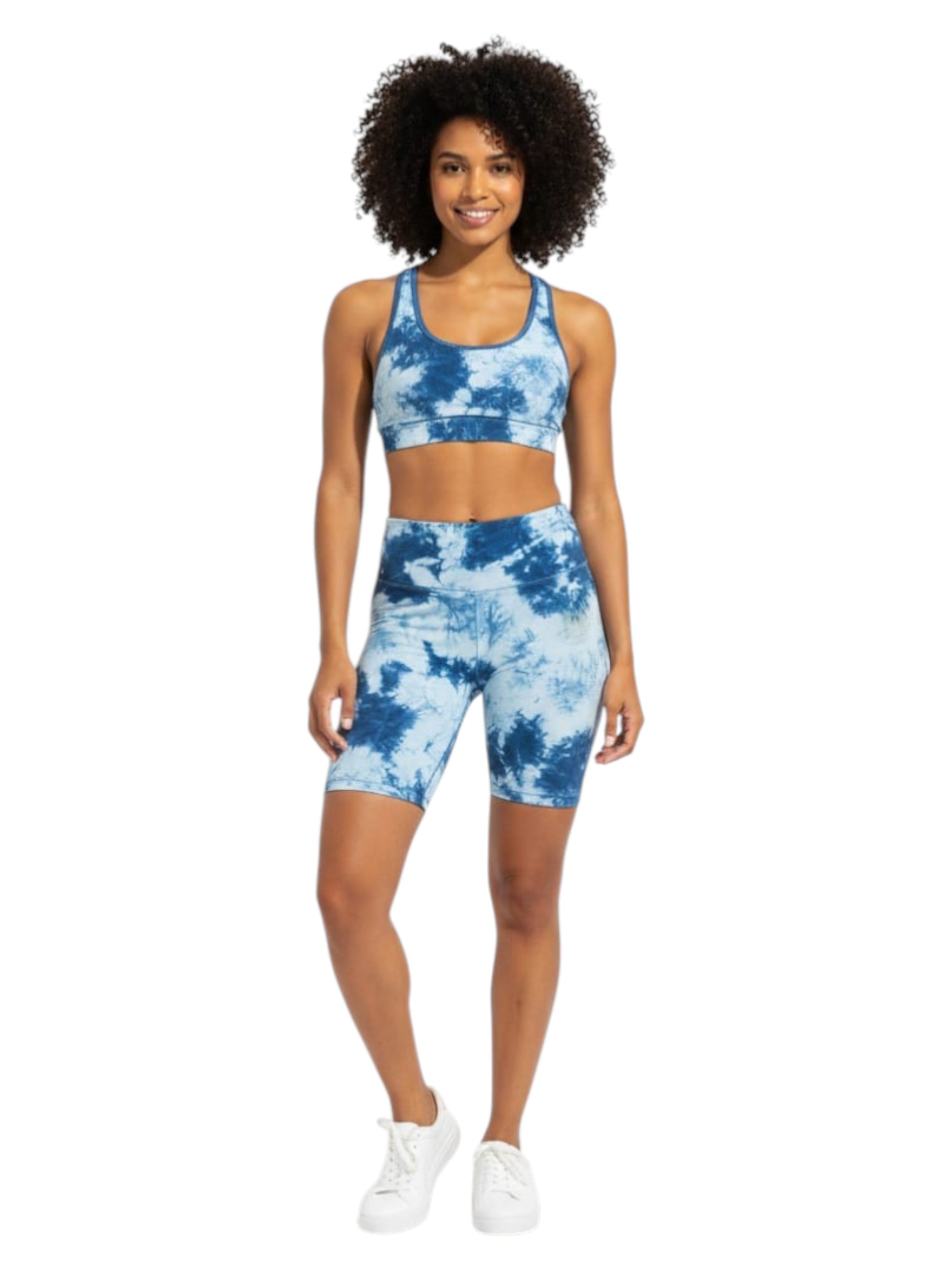 Image for Women's Navy Ombre Sport Short,Light Blue
