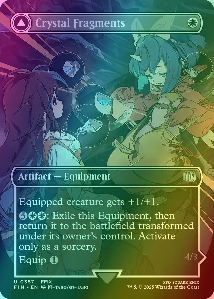 Crystal Fragments // Summon: Alexander [357] [Borderless] [FINAL FANTASY] [Foil]