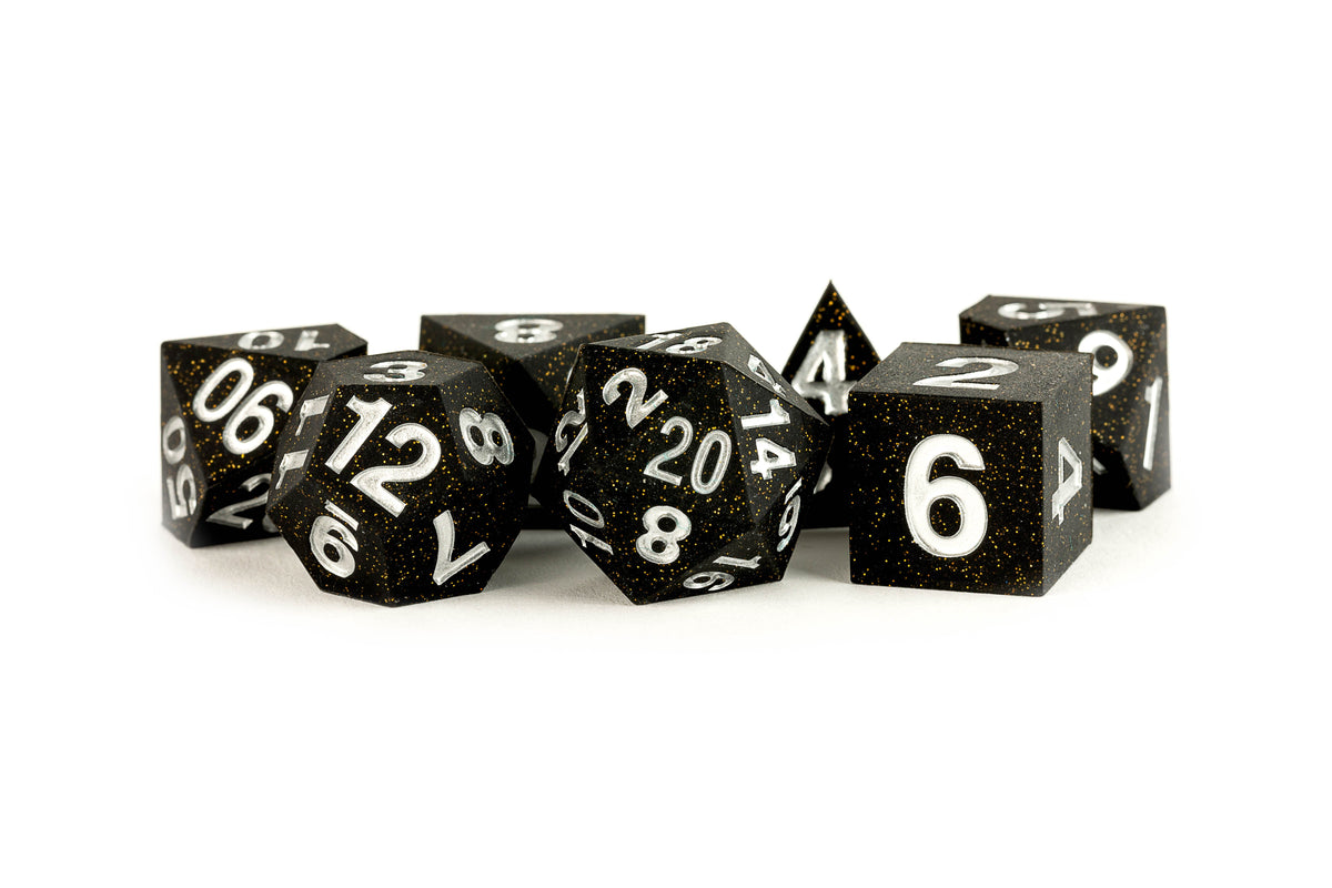 Dice Metallic Dice Co: Poly 7 Set Silicone Rubber