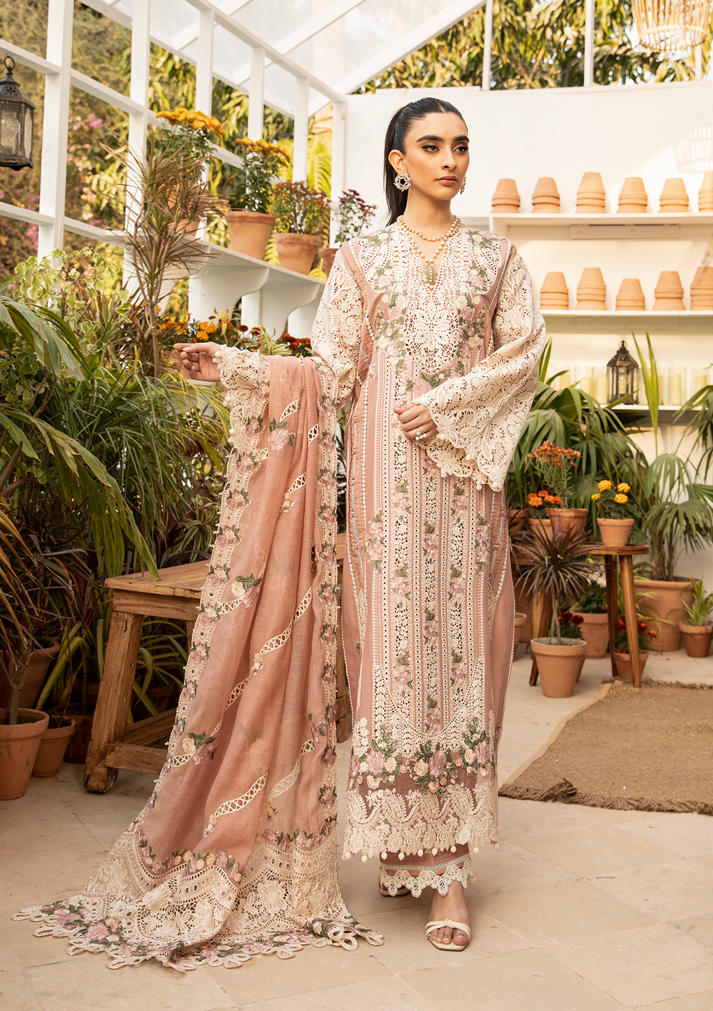 Elaf Premium | Luxury Lawn 25 | ELM-12 SHAHANA - Official Elaf Premium stockist in UK - Sakeena London