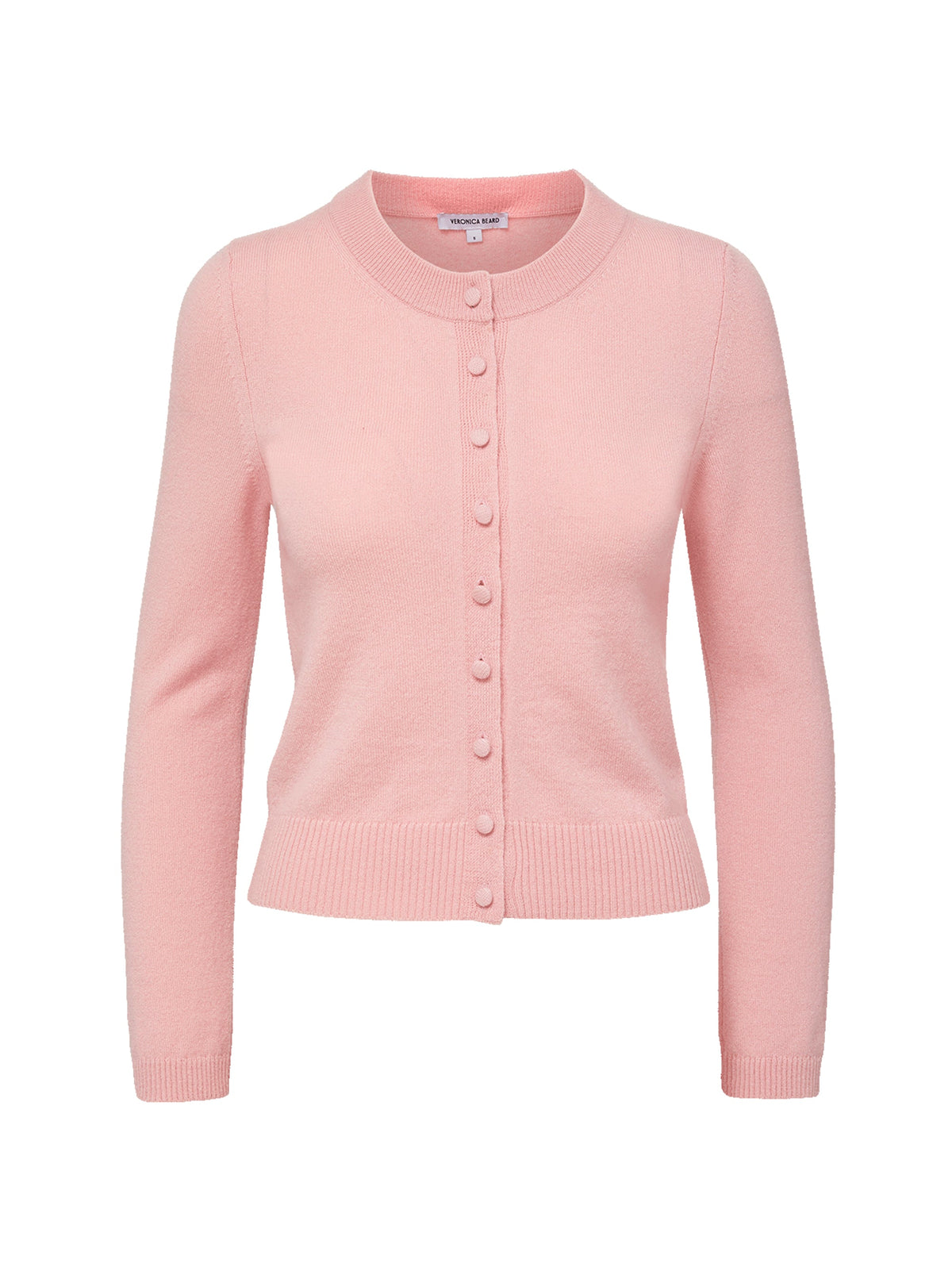 Veronica Beard Daro Cashmere Cardigan in Petal