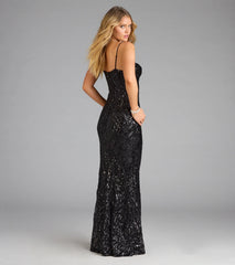 Jessie Sweetheart Mermaid Sequin Formal Dress