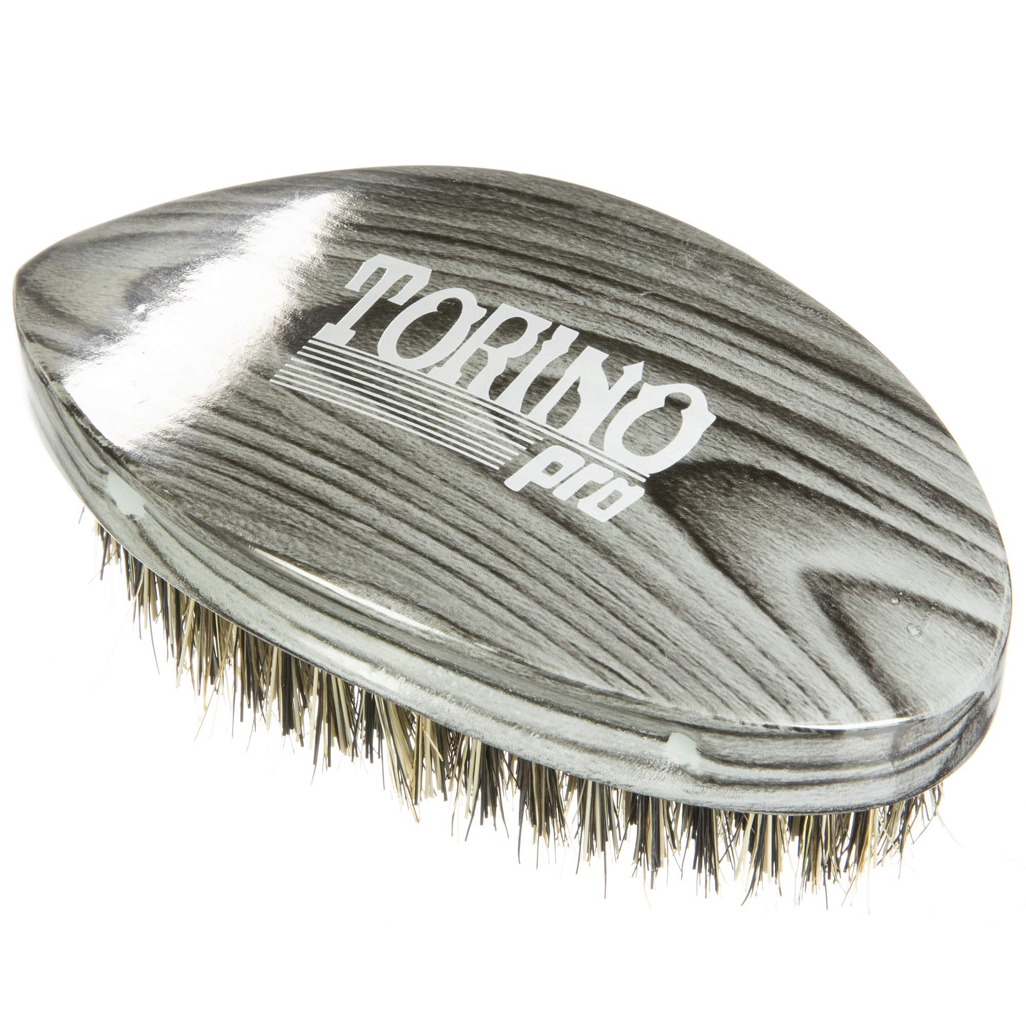 Torino Pro Wave Brushes By Brush King #74- Medium Hard Pointy Curved 360 Waves Brush