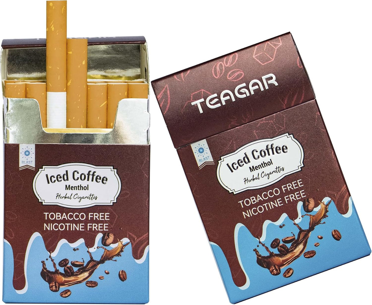 Herbal Cigarettes - Coffee Flavor - Tobacco Free, Nicotine Free, THC Free - 2 Packs