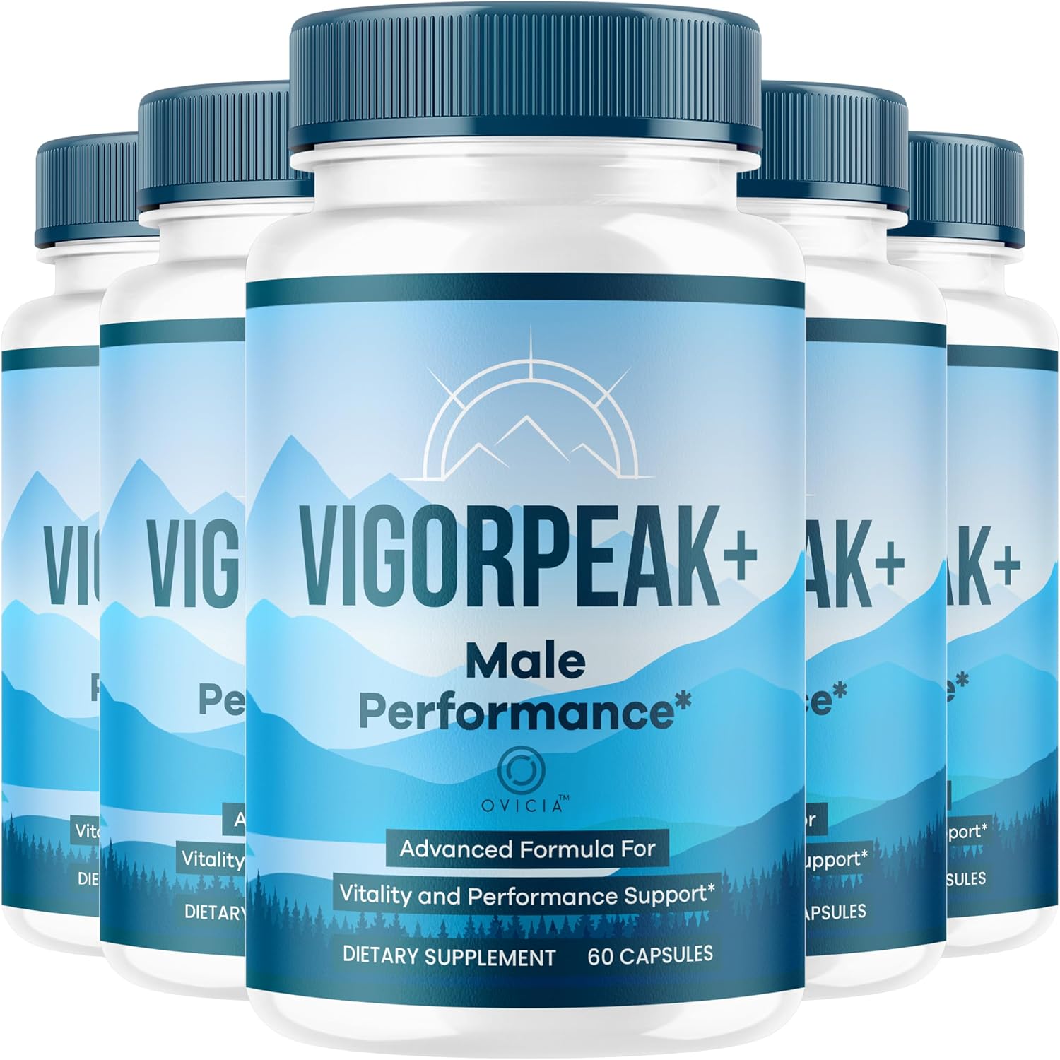 (Paquete de 5) Cápsulas Vigor Peak - Píldoras oficiales VigorPeak F...