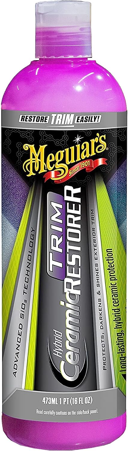 Meguiar's Hybrid Ceramic Car Trim Plastic Restorer - (16 Oz) Bottle