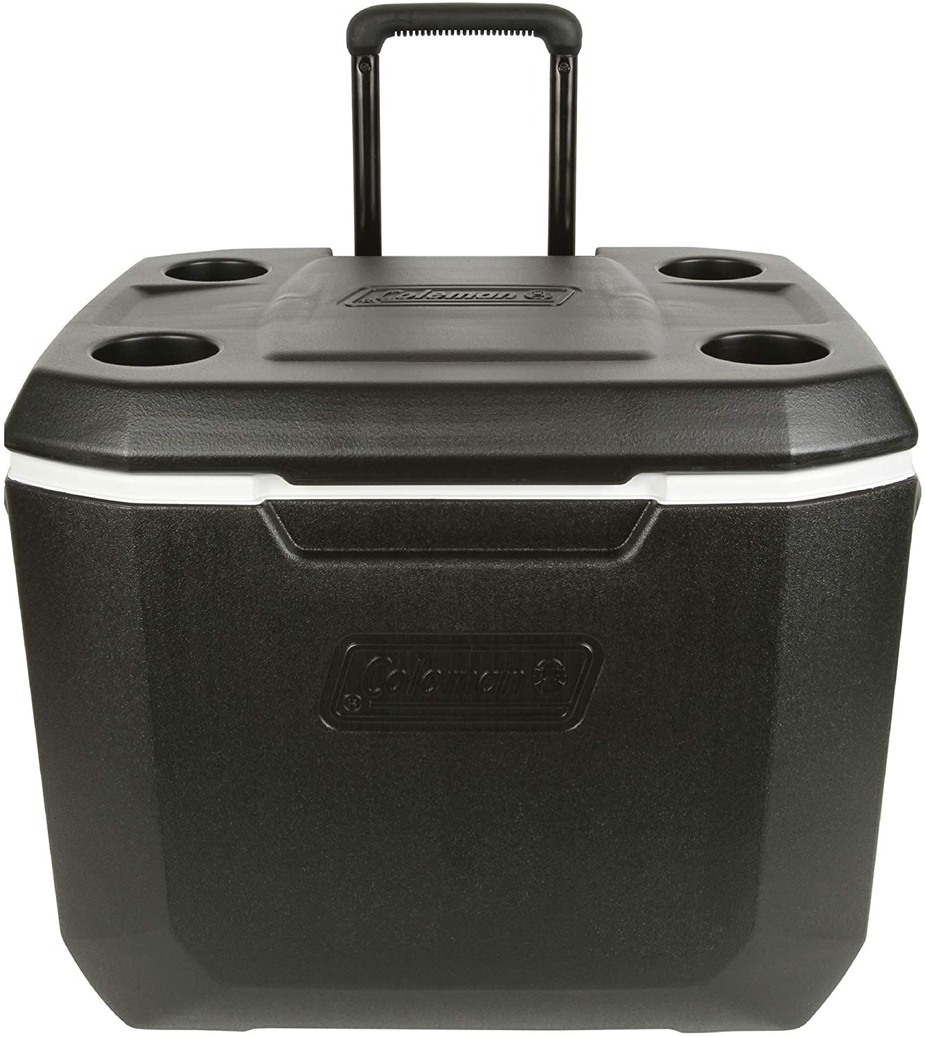 Coleman 50-Quart Xtreme 5-Day Heavy-Duty Cooler with Wheels, Black