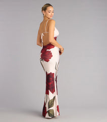 Madi Floral Print Mermaid Formal Dress
