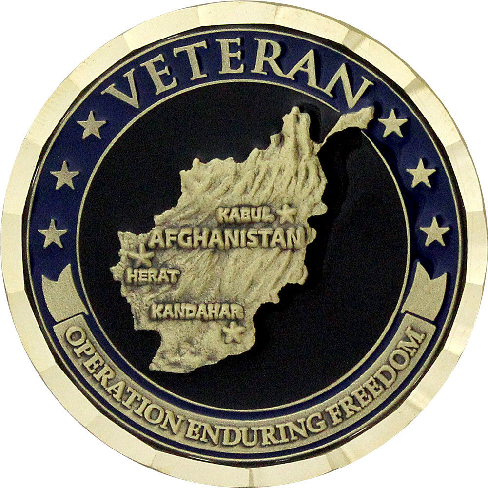 Operation Enduring Freedom Veteran Coin Challenge Coins