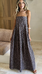 Pippa Maxi Dress - Leopard Print