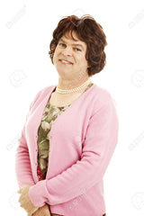 Portrait Of A Man Dressed As A Woman. Stock Photo, Picture and Royalty Free Image. Image 8869191