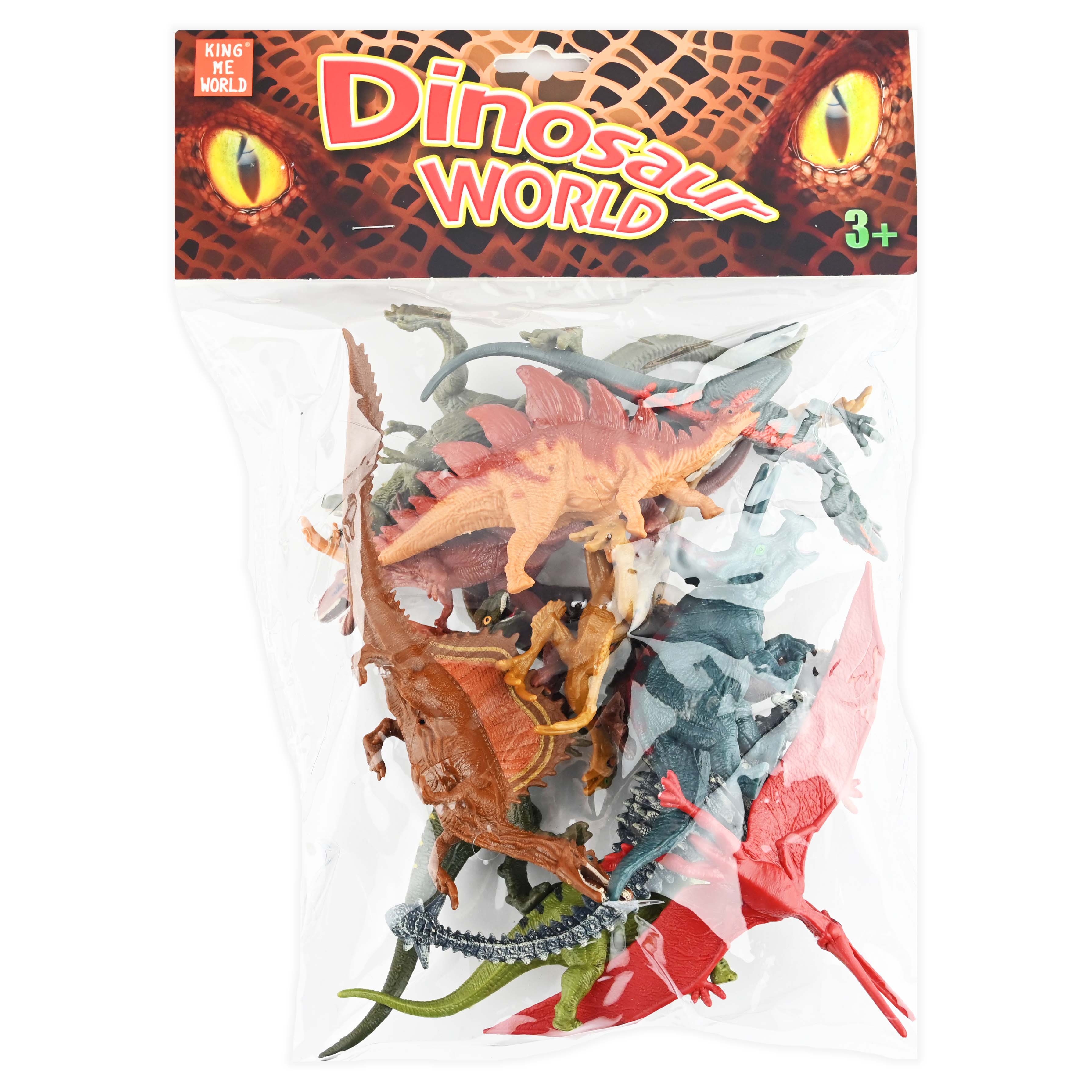 Dinosaurieuppsättning 10 bitar 16cm